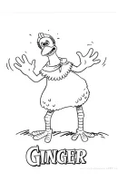Chicken Run kleurplaat 5